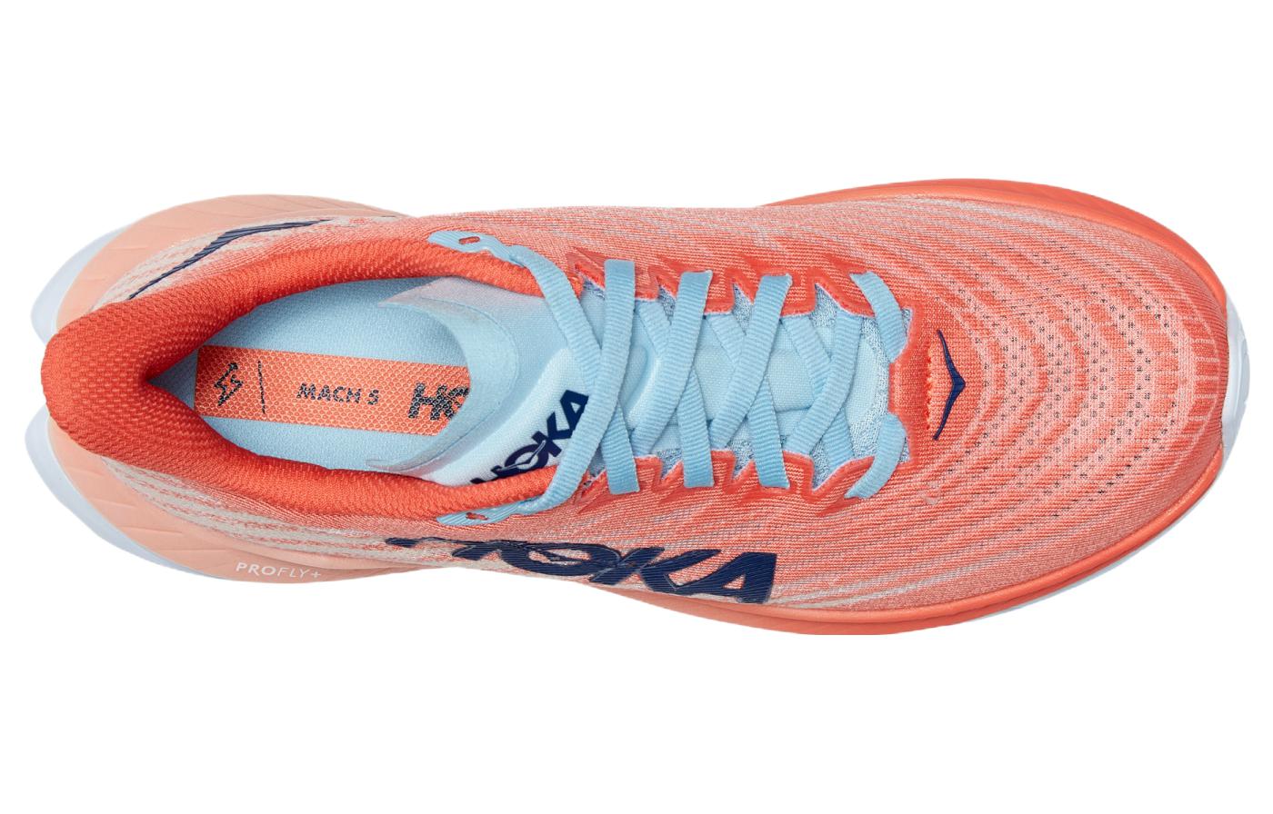 Lookbook HOKA ONE ONE Mach 5 減震透氣回彈 低幫 跑步鞋 女款 橘色