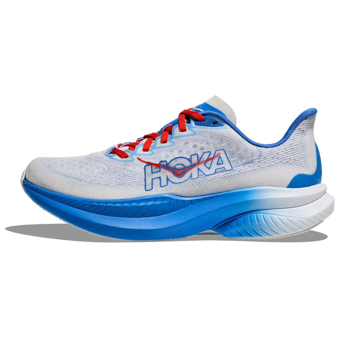 (Women) HOKA ONE ONE MACH 6 Lightweight Y2K Retro Running Shoes - Light Gray. 1147810-WHTV