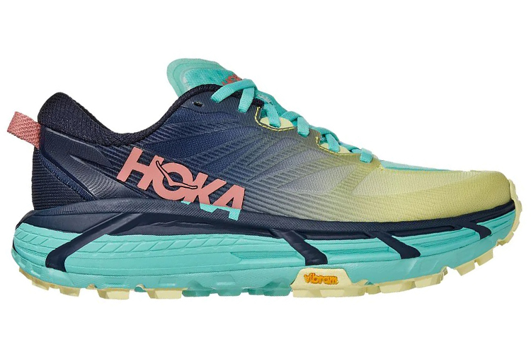 Order HOKA ONE ONE Mafate Speed 3 輕便耐磨防滑 低幫跑步鞋 女款 青黃藍