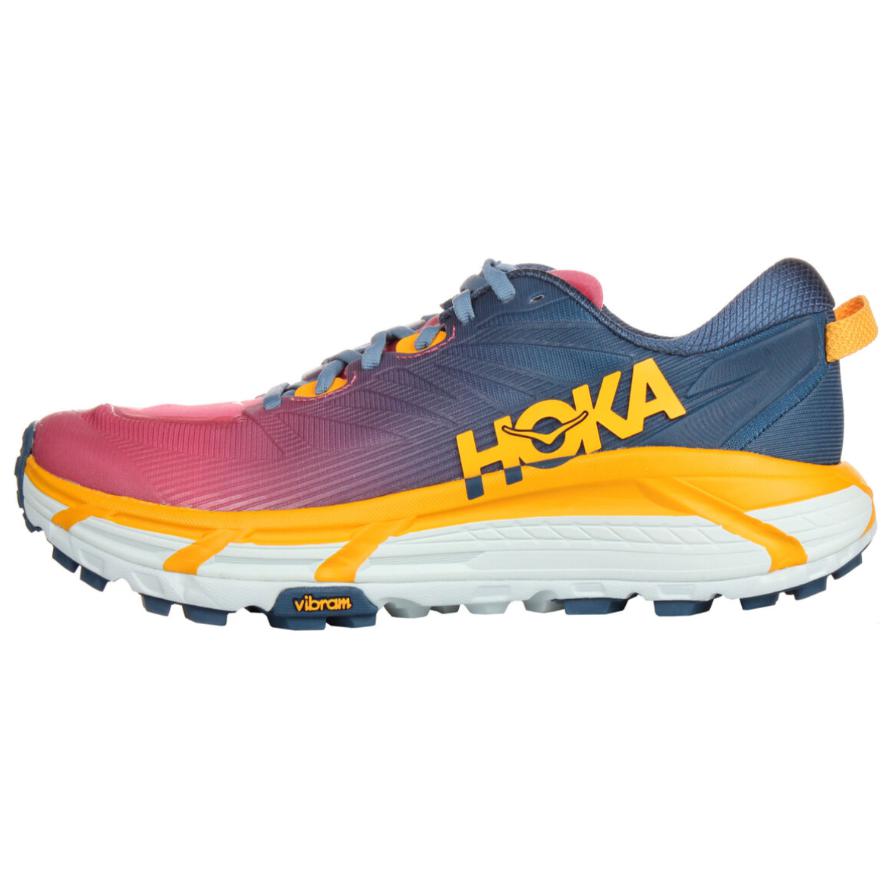 (Women) Hoka One One Mafate Speed 3 Moroccan Blue Saffron 1113531-MBSF