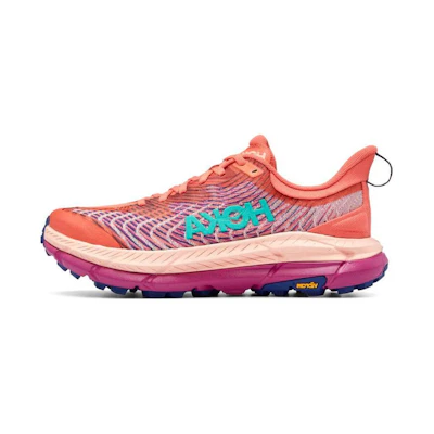 (W) HOKA ONE ONE Mafate Speed 4 'Peach Pink'