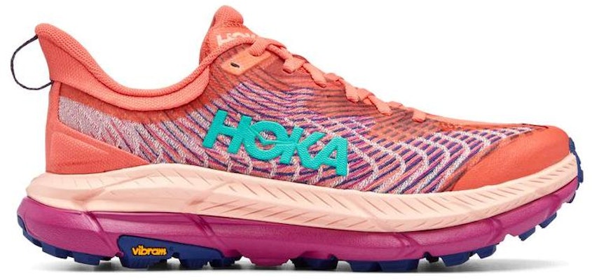 (W) HOKA ONE ONE Mafate Speed 4 'Peach Pink' Sepatu Lari Wanita 1129930-CPPF Order (W) HOKA ONE ONE Mafate Speed 4 'Peach Pink' Sepatu Lari Wanita 1129930-CPPF