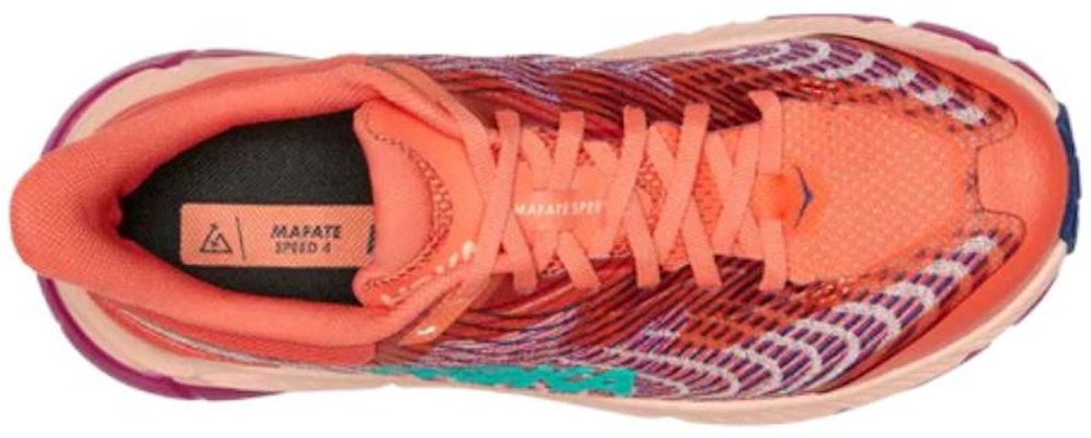 (W) HOKA ONE ONE Mafate Speed 4 'Peach Pink' Sepatu Lari Wanita 1129930-CPPF Shop (W) HOKA ONE ONE Mafate Speed 4 'Peach Pink' Sepatu Lari Wanita 1129930-CPPF
