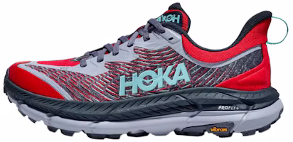 (Women) HOKA ONE ONE Mafate Speed 4 Running Shoes Red Grey - Comfort & Traction. 1131056-CTRM (Women) HOKA ONE ONE Mafate Speed 4 Running Shoes Red Grey - Comfort & Traction. 1131056-CTRM