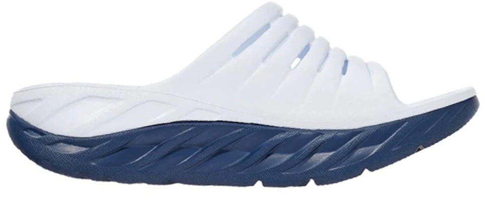 (Women) HOKA One One Ora Recovery Slide 2 'White Blue' 1099674-WVIN Order (Women) HOKA One One Ora Recovery Slide 2 'White Blue' 1099674-WVIN