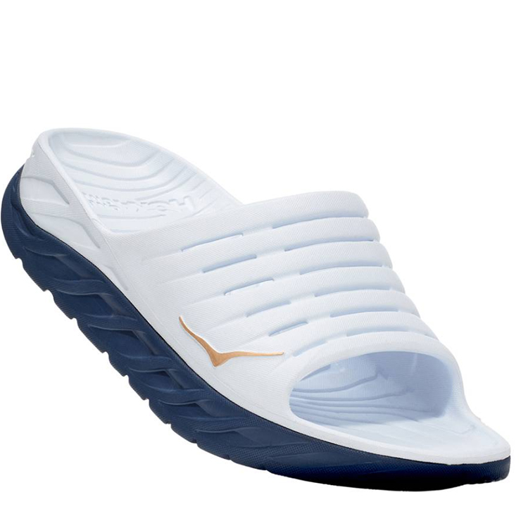 Lookbook (Women) HOKA One One Ora Recovery Slide 2 'White Blue' 1099674-WVIN