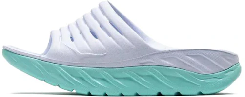 (Women) HOKA ONE ONE Recovery Slide 2 'White Blue Tint' 1099674-WBTN (Women) HOKA ONE ONE Recovery Slide 2 'White Blue Tint' 1099674-WBTN