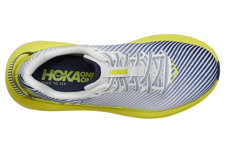 Lookbook (W) HOKA ONE ONE Rincon 2 'Blanc De Blanc Citrus' Sepatu Lari Pria 1110515-BDBCT