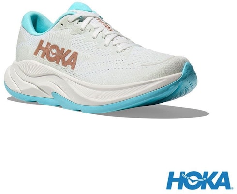 (Women) HOKA ONE ONE Rincon 4 Wide Running Shoes Frosted White/Rose Gold White color HO1155133FTRS Buy (Women) HOKA ONE ONE Rincon 4 Wide Running Shoes Frosted White/Rose Gold White color HO1155133FTRS