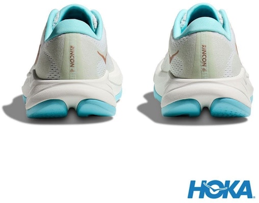 (W) HOKA ONE ONE Rincon 4 宽版跑鞋 冰白/玫瑰金 白色款 HO1155133FTRS Details for (W) HOKA ONE ONE Rincon 4 宽版跑鞋 冰白/玫瑰金 白色款 HO1155133FTRS