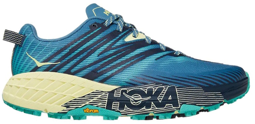 (W) HOKA ONE ONE Speedgoat 4 Low-top Biru/Hijau 1106527-PBLG Order (W) HOKA ONE ONE Speedgoat 4 Low-top Biru/Hijau 1106527-PBLG