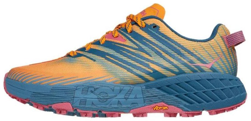(W) HOKA ONE ONE Speedgoat 4 Rendah Biru/Oren 1106527-SPNB Buy (W) HOKA ONE ONE Speedgoat 4 Rendah Biru/Oren 1106527-SPNB