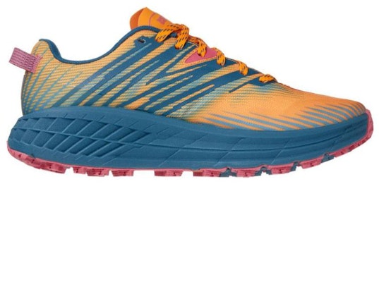 (W) HOKA ONE ONE Speedgoat 4 Rendah Biru/Oren 1106527-SPNB Order (W) HOKA ONE ONE Speedgoat 4 Rendah Biru/Oren 1106527-SPNB
