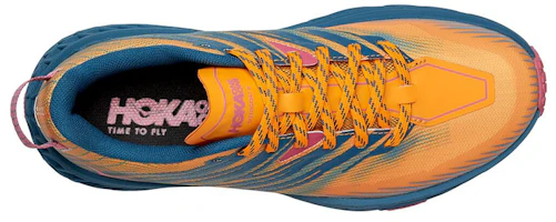 Lookbook HOKA ONE ONE Speedgoat 4 低幫跑步鞋 女款 藍橙