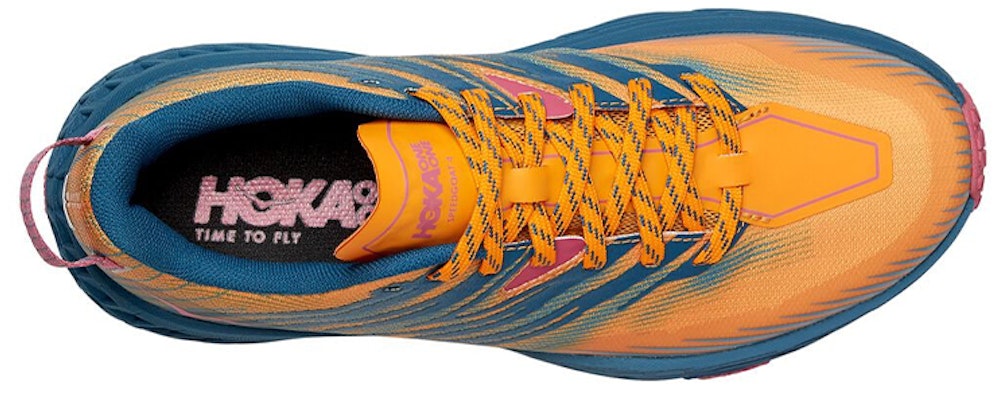(W) HOKA ONE ONE Speedgoat 4 Rendah Biru/Oren 1106527-SPNB Lookbook (W) HOKA ONE ONE Speedgoat 4 Rendah Biru/Oren 1106527-SPNB