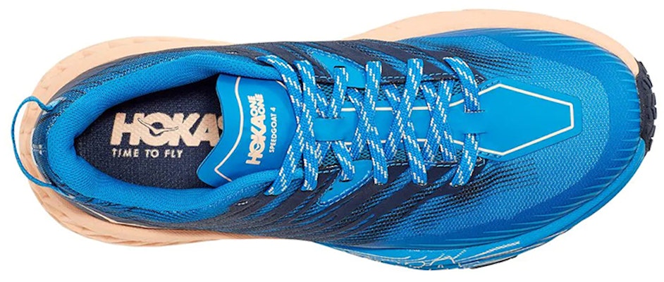 (W) HOKA ONE ONE Speedgoat 4 Low Biru/Aprikot 1106527-IBBA Lookbook (W) HOKA ONE ONE Speedgoat 4 Low Biru/Aprikot 1106527-IBBA
