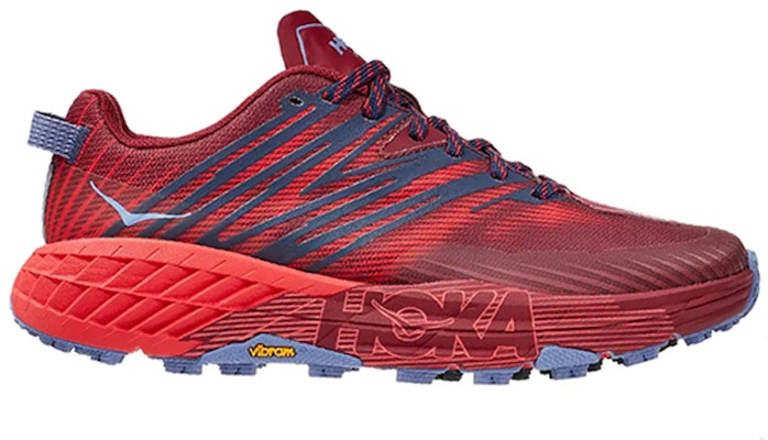 (W) HOKA ONE ONE Speedgoat 4 Rendah Merah/Biru 1106527-CHRRD Order (W) HOKA ONE ONE Speedgoat 4 Rendah Merah/Biru 1106527-CHRRD