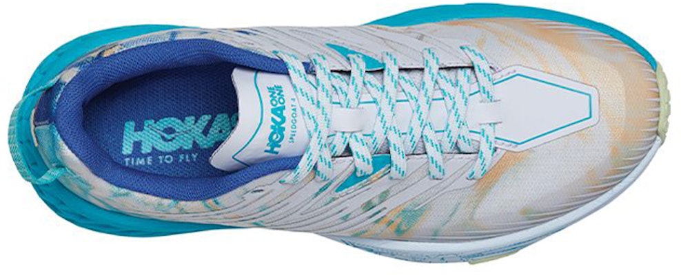 (Women) HOKA ONE ONE Speedgoat 4 Wide 'Blue White' 1106529-TGT Lookbook (Women) HOKA ONE ONE Speedgoat 4 Wide 'Blue White' 1106529-TGT