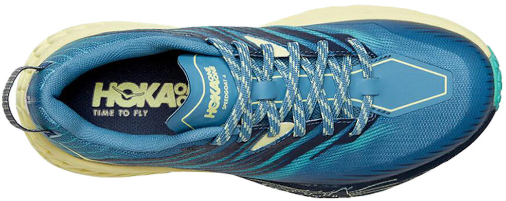 (Women) HOKA ONE ONE Speedgoat 4 Wide 'Provincial Blue Luminary Green' 1106529-PBLG Lookbook (Women) HOKA ONE ONE Speedgoat 4 Wide 'Provincial Blue Luminary Green' 1106529-PBLG
