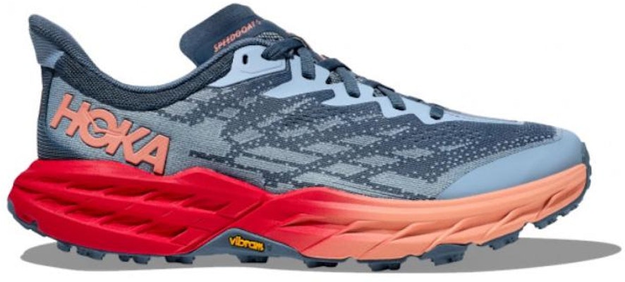 HOKA ONE ONE Speedgoat 5 舒適百搭 織物減震耐磨 低幫 越野跑步鞋 女款 紅藍色 Order HOKA ONE ONE Speedgoat 5 舒適百搭 織物減震耐磨 低幫 越野跑步鞋 女款 紅藍色