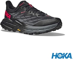 (Women) HOKA ONE ONE Speedgoat 5 GTX Hiking Shoes Black HO1127913BBLC (Women) HOKA ONE ONE Speedgoat 5 GTX Hiking Shoes Black HO1127913BBLC