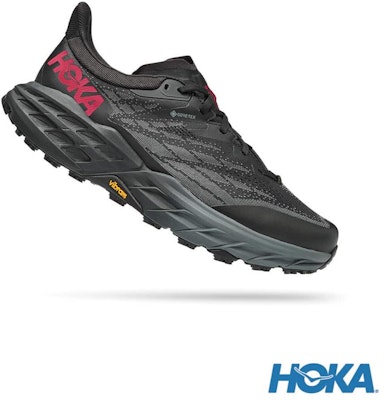 (Women) HOKA ONE ONE Speedgoat 5 GTX Hiking Shoes Black HO1127913BBLC Shop (Women) HOKA ONE ONE Speedgoat 5 GTX Hiking Shoes Black HO1127913BBLC