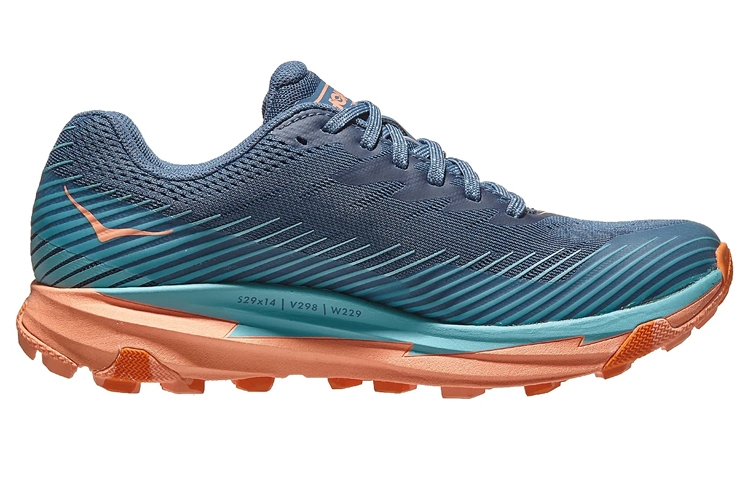 Order (W) HOKA ONE ONE Torrent 2 'Real Teal Cantaloupe' Sepatu Lari Terbaik 1110497-RTCN