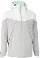(Women) HOKA ONE ONE Waterproof Breathable Jacket White/Gray-Green 1163370-WOMEN (Women) HOKA ONE ONE Waterproof Breathable Jacket White/Gray-Green 1163370-WOMEN