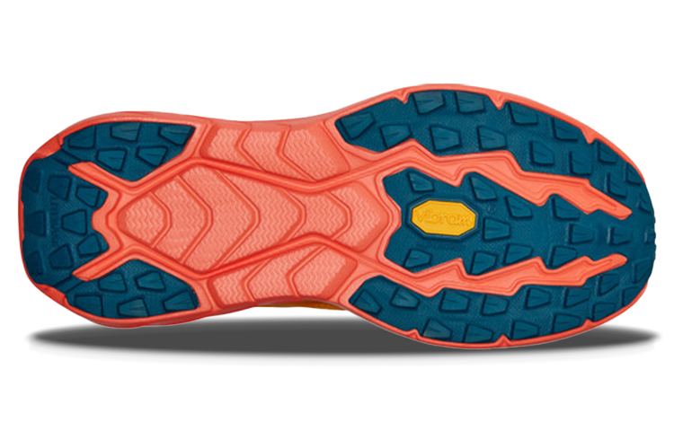 Shop HOKA ONE ONE Zinal 越野 低幫 跑步鞋 女款 黃藍