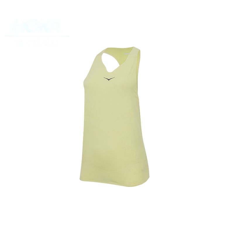 HOKA Race Singlet Orange - Lightweight, Breathable & Comfortable. 1164154