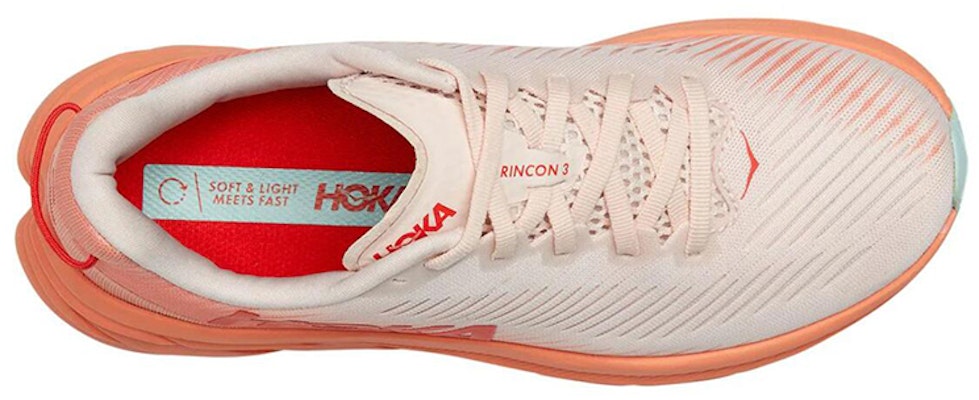 (Women) HOKA Rincon 3 'Silver Peony Cantaloupe' 1119396-SPCN Lookbook (Women) HOKA Rincon 3 'Silver Peony Cantaloupe' 1119396-SPCN