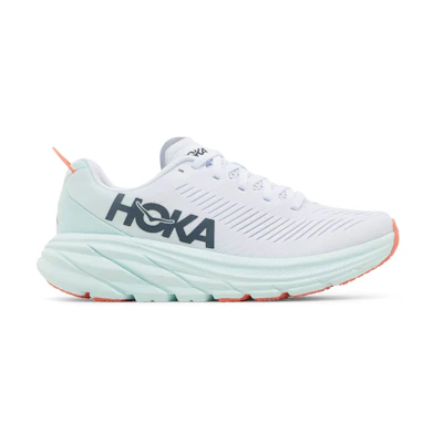 (W) HOKA Rincon 3 'White Blue Glass'
