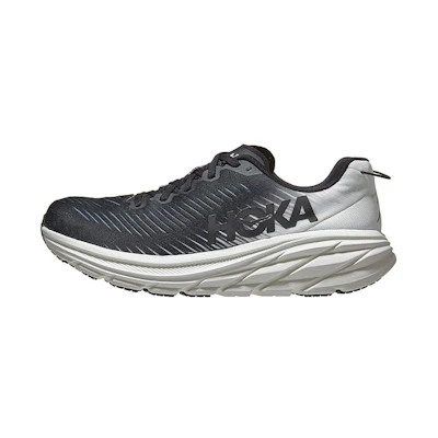 (W) HOKA Rincon 3 Wide 'Black White'
