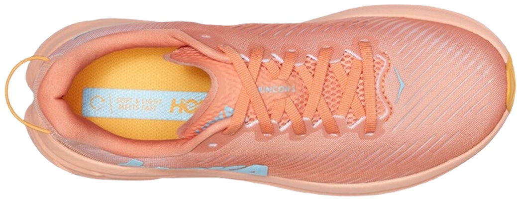 (W) HOKA Rincon 3 Wide 'Shell Coral' Sepatu Lari Wanita 1121371-SCPP Lookbook (W) HOKA Rincon 3 Wide 'Shell Coral' Sepatu Lari Wanita 1121371-SCPP