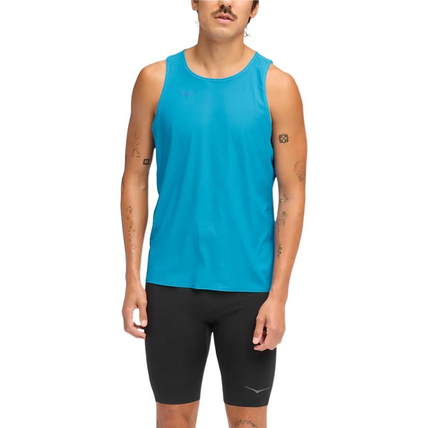 HOKA Solid Color Crewneck Pullover Tank Top 1175770-HKB