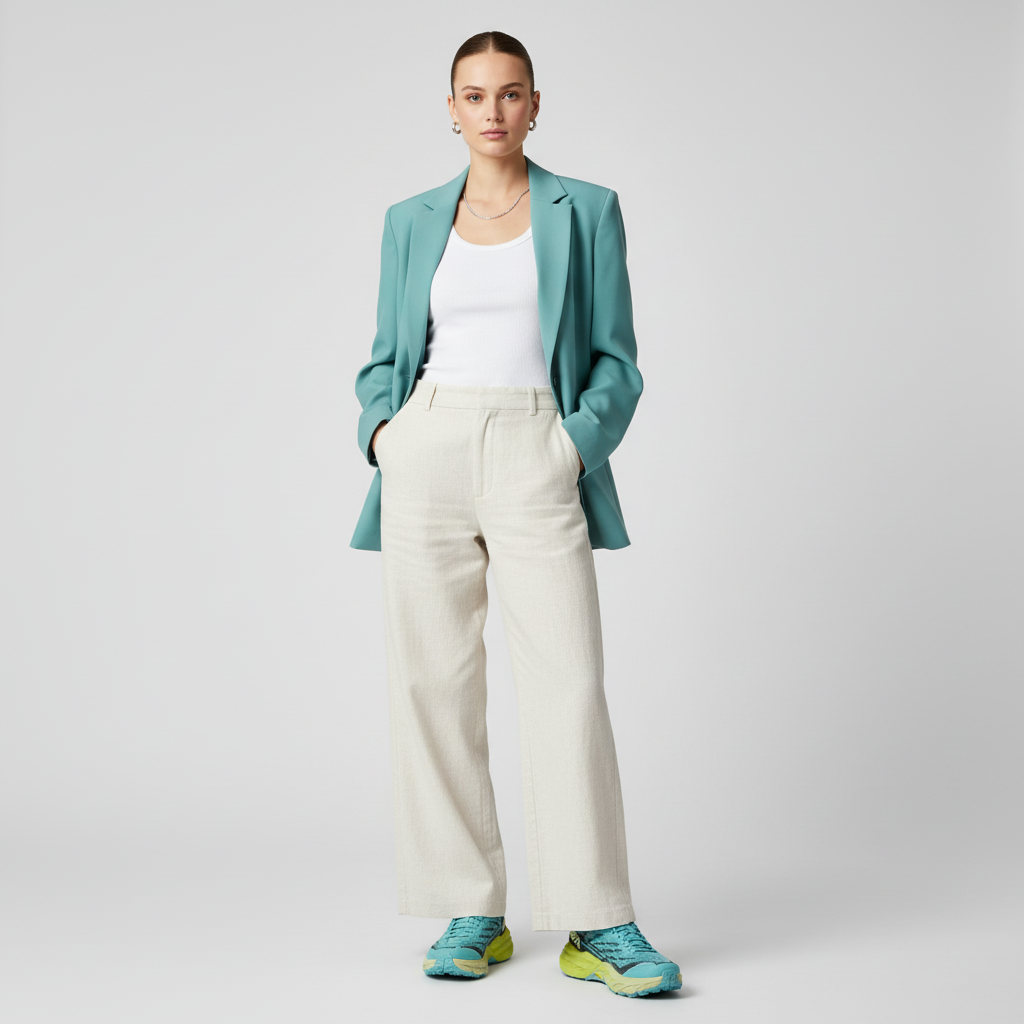 Lookbook (W) HOKA Speedgoat 5 'Sombra Costera Verde Brillante' 1123158-CSGG