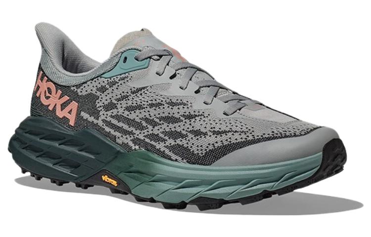 Shop HOKA ONE ONE Speedgoat 5 運動 減震透氣 低幫 跑步鞋 女款 霧灰