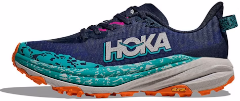 (Women) HOKA Speedgoat 6 Wide 'Varsity Navy Meteor' 1147832-VYM (Women) HOKA Speedgoat 6 Wide 'Varsity Navy Meteor' 1147832-VYM