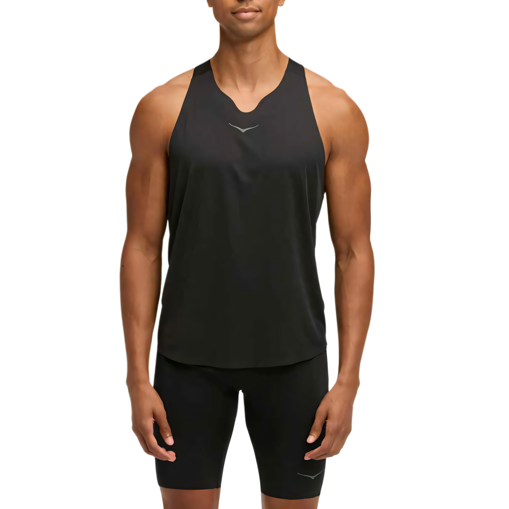 HOKA Stylish, Comfortable Slim Fit Crisp Shark Tank Top 1164154-BLK