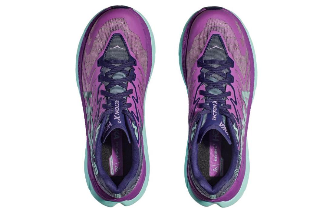Shop HOKA ONE ONE Tecton X 2 運動 低筒 跑步鞋 男女款 紫色