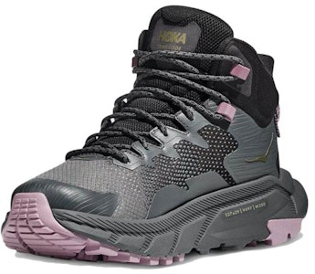 (W) HOKA Trail Code GORE-TEX 'Black Castlerock' Sepatu Lari Gunung Hitam. 1123166-BCSTL Lookbook (W) HOKA Trail Code GORE-TEX 'Black Castlerock' Sepatu Lari Gunung Hitam. 1123166-BCSTL