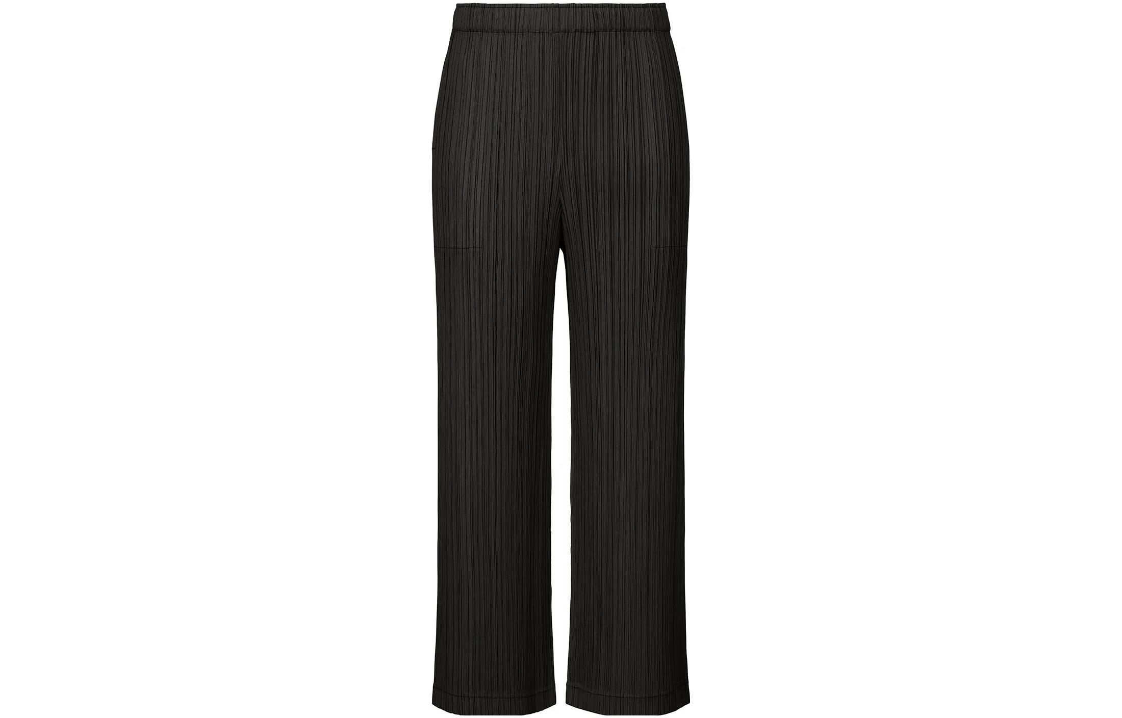 Order (W) 三宅一生Homme Plissé SS23 黑色褶皱直筒裤 PP36JF382-15