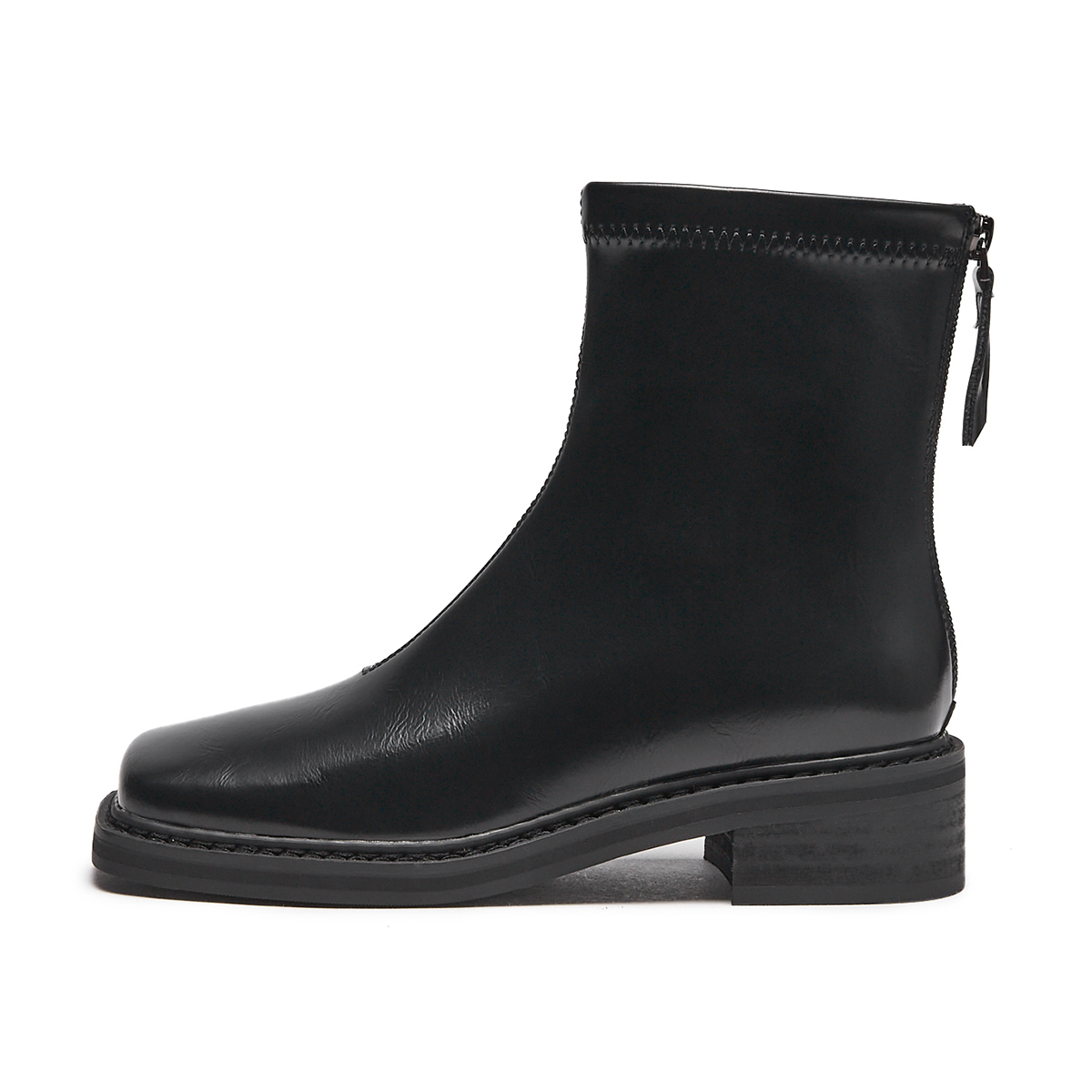 (W) Hotwind Ankle Boot 'Square Toe Zipper'