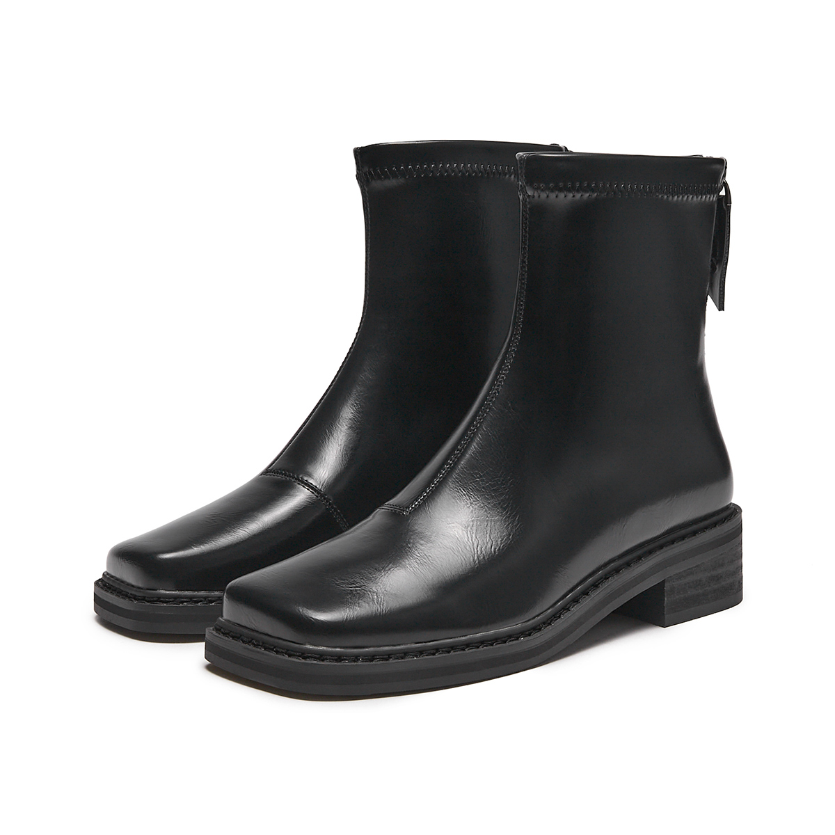(W) Hotwind Ankle Boot 'Square Toe Zipper' 圖 3