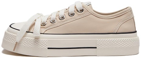(Women) Hotwind Canvas Low Top 'Round Toe Lace-up Comfort' H14W3V27 (Women) Hotwind Canvas Low Top 'Round Toe Lace-up Comfort' H14W3V27