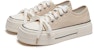 (Women) Hotwind Canvas Low Top 'Round Toe Lace-up Comfort' H14W3V27
