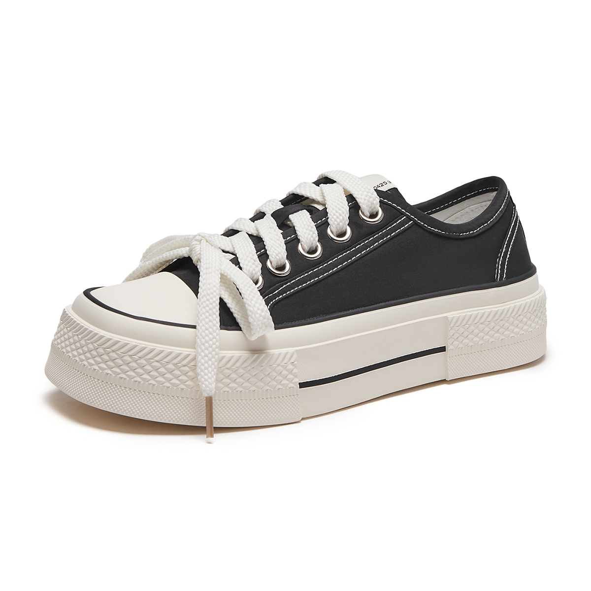 Details for (W) 热风帆布鞋低帮款 ''圆头系带舒适款'' H14W3V27