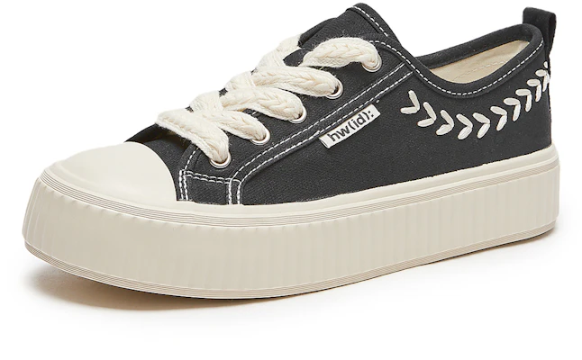 (W) 热风帆布鞋 圆头 '拼色舒适款' H14W3521 Order (W) 热风帆布鞋 圆头 '拼色舒适款' H14W3521