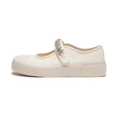 (W) Hotwind Casual Round-Toe Velcro Sneakers 'Versatile Fabric'