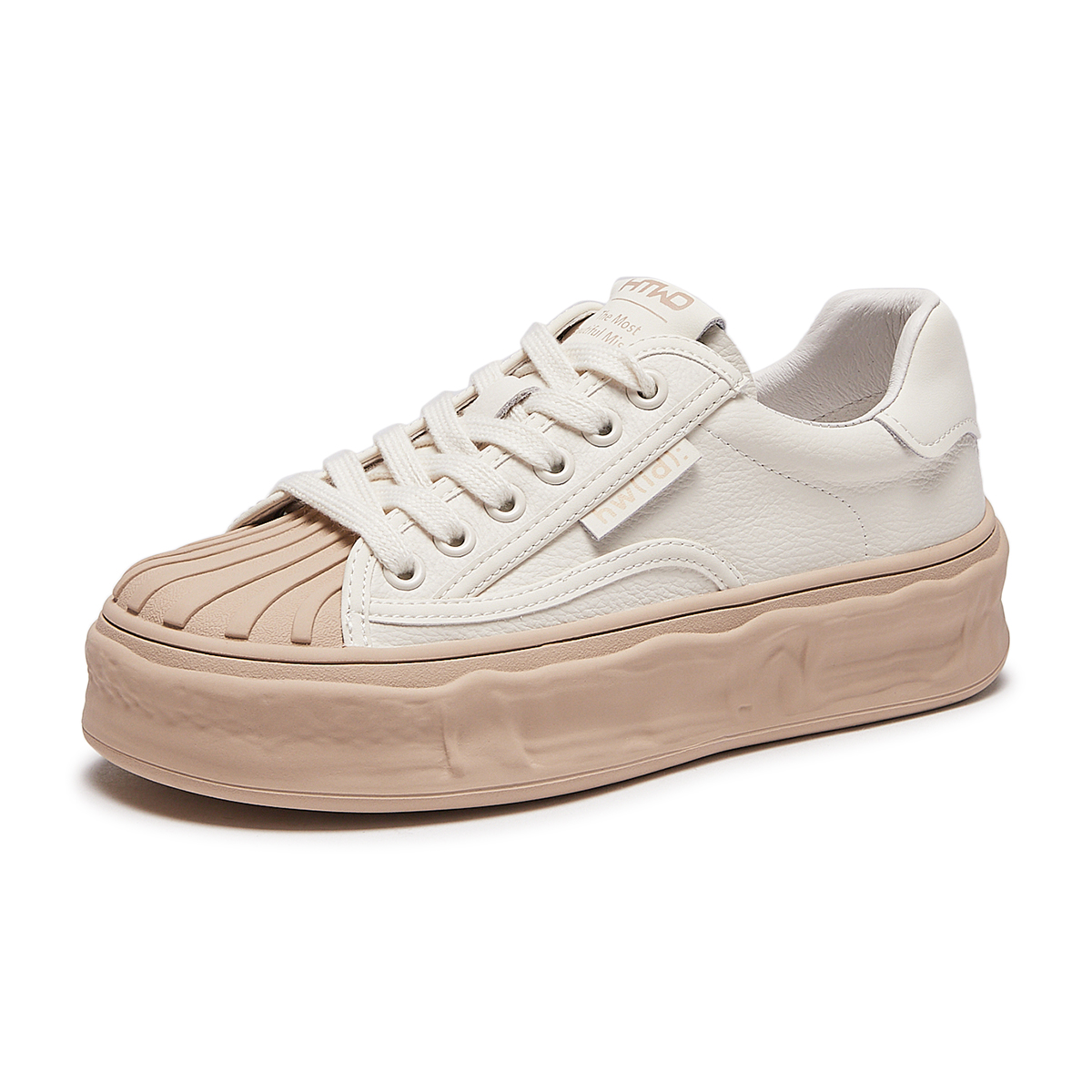 (W) Hotwind Casual Sneakers 'White Shell' 圖 6